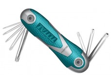 Набор шестигранных ключей складной TORX T9-T40 8шт. TOTAL