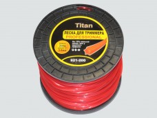 Леска для триммеров ЗВЕЗДА (бобина) 3.00мм*200м, красный